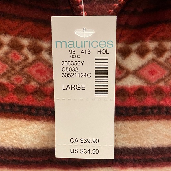 Maurices Multicolor Patterned Jacket - Picture 9 of 9